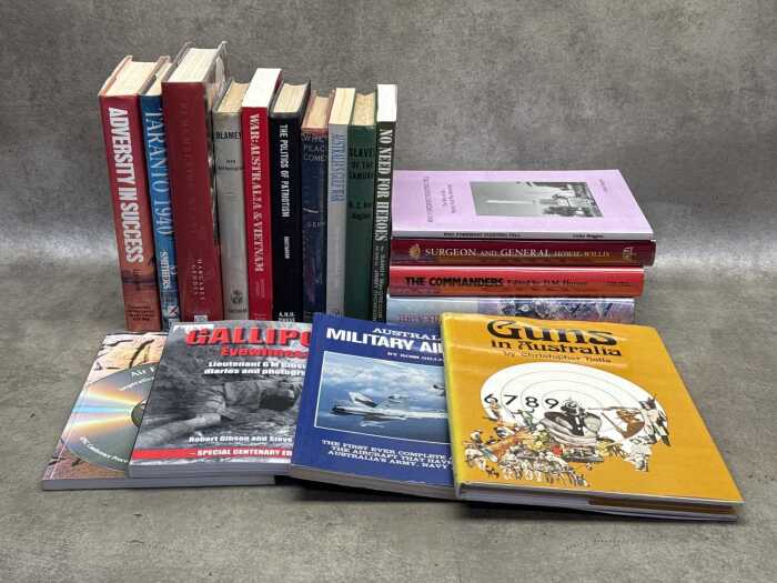 Military history books, including Surgeon and General