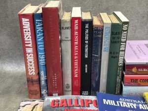 Military history books, including Surgeon and General - 2