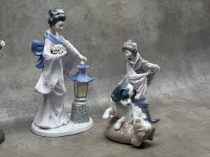 Three porcelain figures including three Lladro - 2
