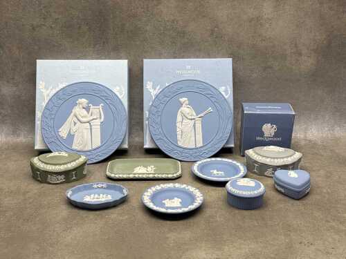 Wedgwood Jasperware, including some boxed