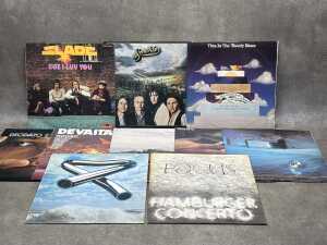Ten Progressive and Hard Rock vinyl records - 2