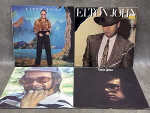 Nine Elton John and Billy Joel vinyl records - 2