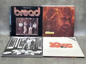 Ten 1970s Rock and Pop vinyl records - 4