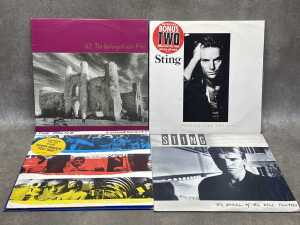 Five '80s Rock vinyl records - 2