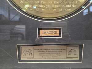 John Lennon framed memorabilia collage - 3
