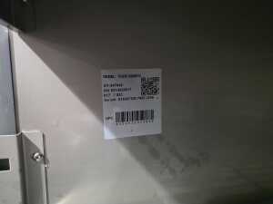 As new: Commercial FED-X XURF1200SFV stainless steel double door upright freezer (plastic wrapped) - 3