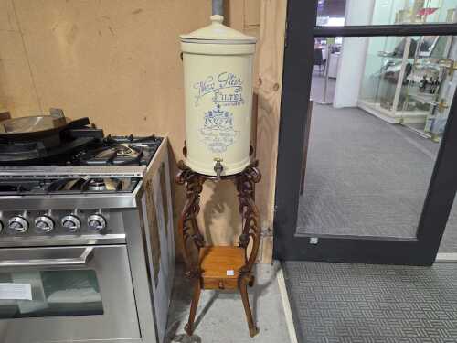 Vintage new star water filter with stand