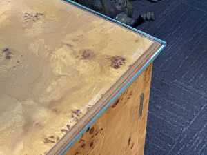 Art Deco burr maple sideboard - 5