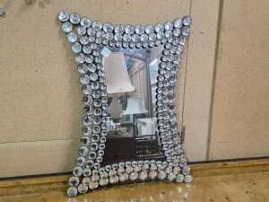 Three wall mirrors with decorative design - 2