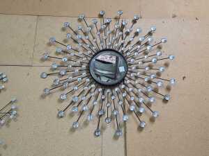 Three wall mirrors with decorative design - 5