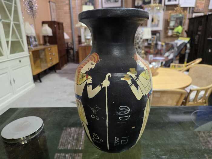 Modern Egyptian style vase
