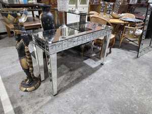 Bromley mirrored console table - 4
