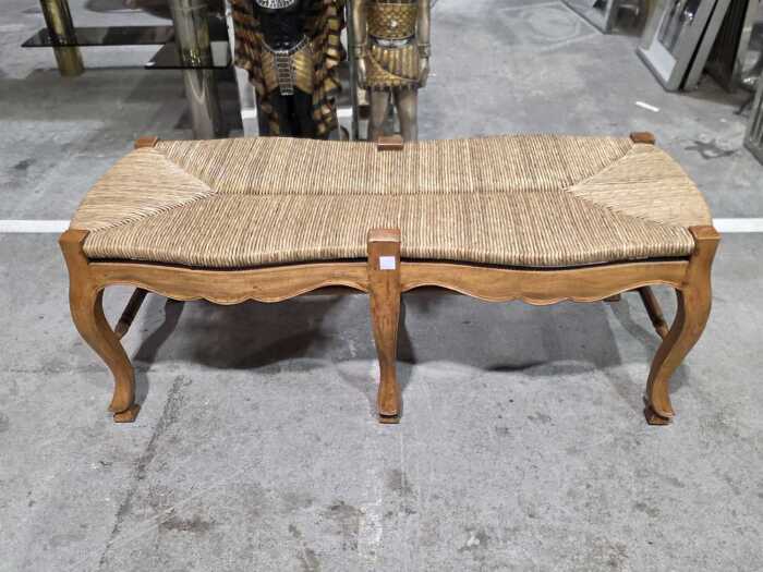 Cane top footstool