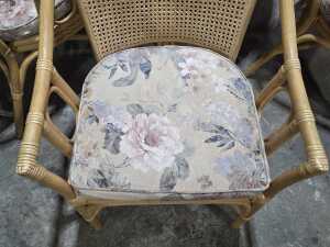 Seven-piece cane dining setting - 3