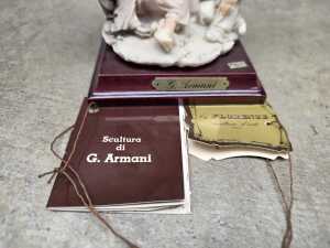 Giuseppe Armani figure of children reading - 6