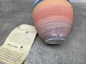 Two Les Macleman hand painted pottery vases - 4