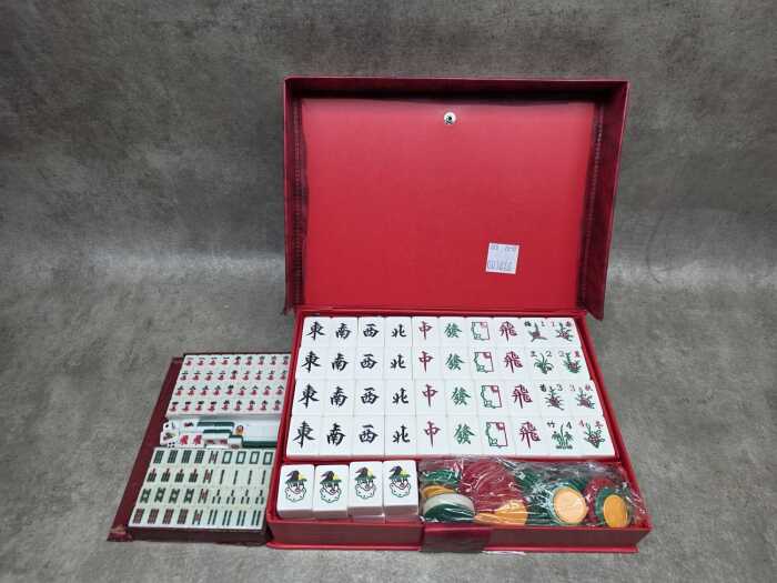 Two Mahjong game sets