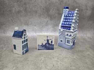 Three Dutch Delftware items - 2