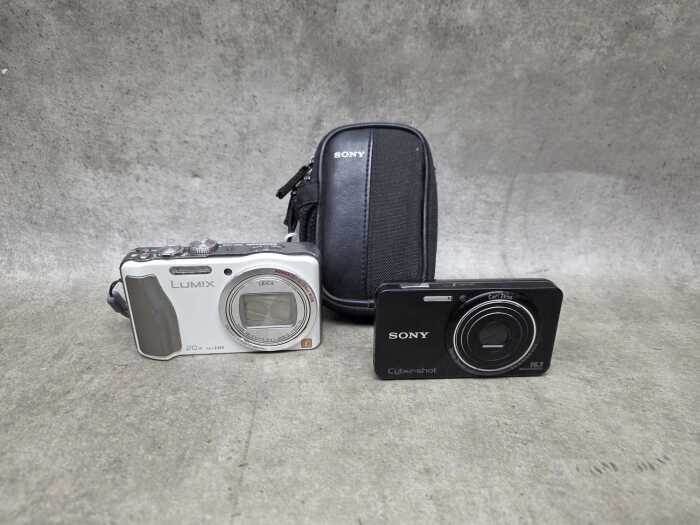 Two digital point and shoot cameras