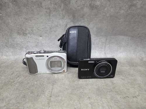Two digital point and shoot cameras