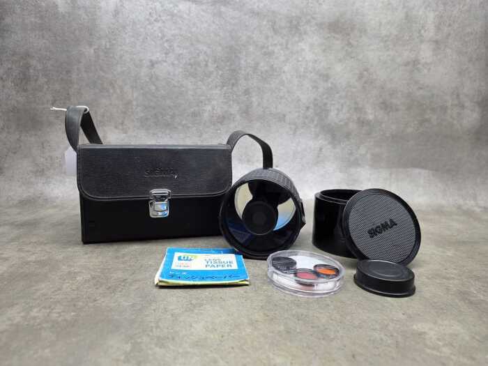 Sigma 600mm f8 mirror telephoto lens
