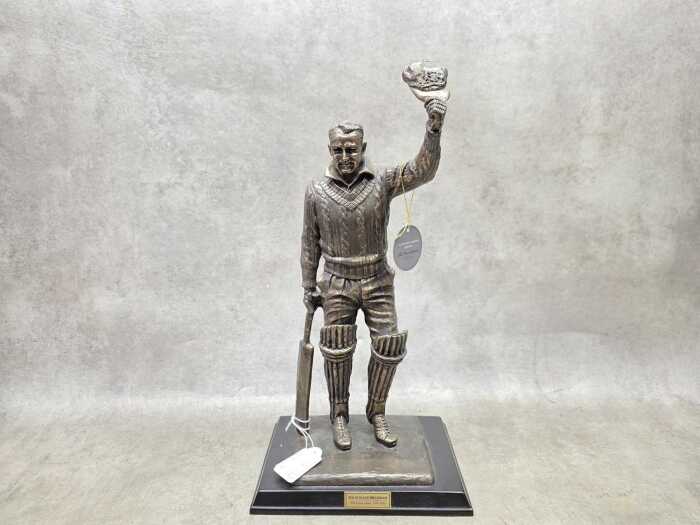 Sir Donald Bradman, The Final Salute 1908-2001, cold cast bronze (resin)