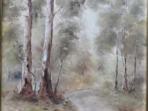 Three Australian landscape paintings by Helen Beasy (working 20th century) - 2