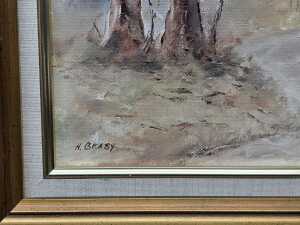 Three Australian landscape paintings by Helen Beasy (working 20th century) - 3
