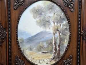 Three Australian landscape paintings by Helen Beasy (working 20th century) - 5