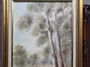 Three Australian landscape paintings by Helen Beasy (working 20th century) - 7