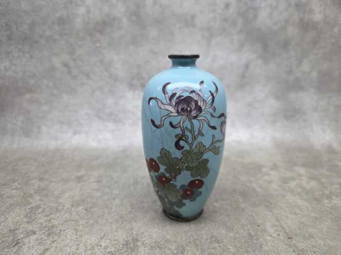 Oriental cloisonne vase