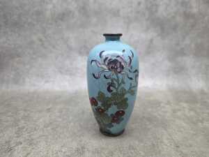 Oriental cloisonne vase