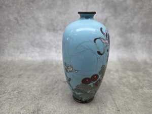 Oriental cloisonne vase - 2