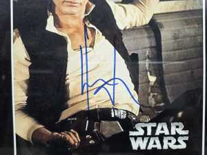 Framed Harrison Ford as Han Solo memorabilia print - 3