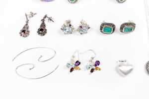A collection of jewellery in sterling silver - 3