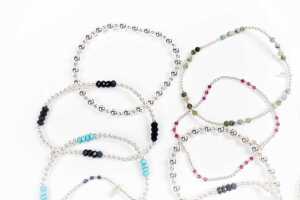 A collection of twelve bracelets in sterling silver - 2