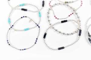 A collection of twelve bracelets in sterling silver - 3