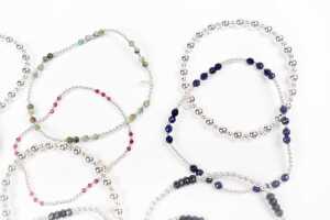 A collection of twelve bracelets in sterling silver - 4