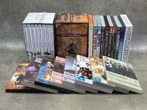 DVDs, including Sharpe and Rumpole box sets