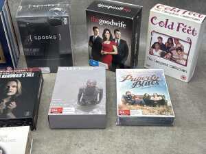 DVD TV box sets, including Spooks - 3