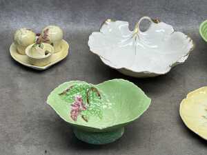 Foliate form porcelain, mostly Carlton Ware - 3