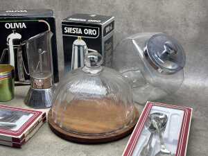 Group of homewares including Siesta Oro espresso maker - 3