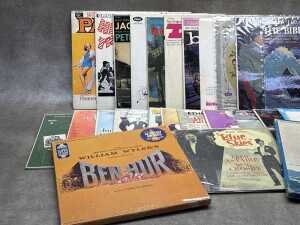 Soundtrack vinyl records, including Ben-Hur, Mutiny on the Bounty - 2