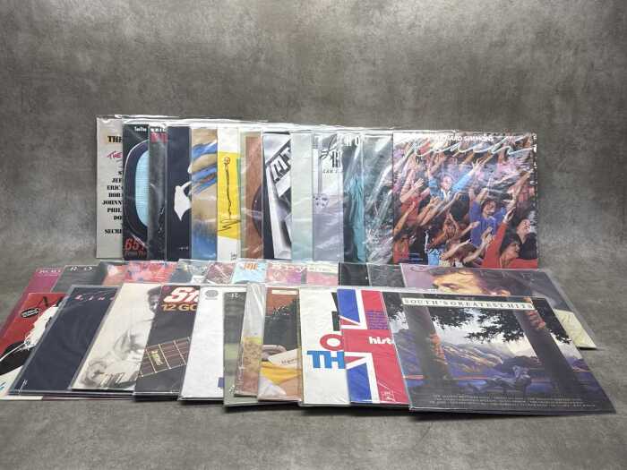 Vinyl records, including Rock, Comedy and compilations