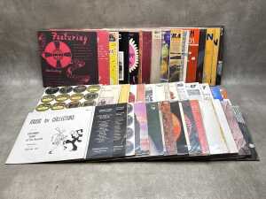 Vinyl records, mostly Trad and Big Band Jazz, including Frank Sinatra