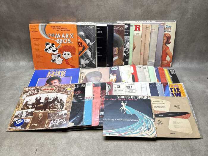 Vinyl records, mostly Jazz, Vocals and 50s/60s, including The Platters, The Seekers
