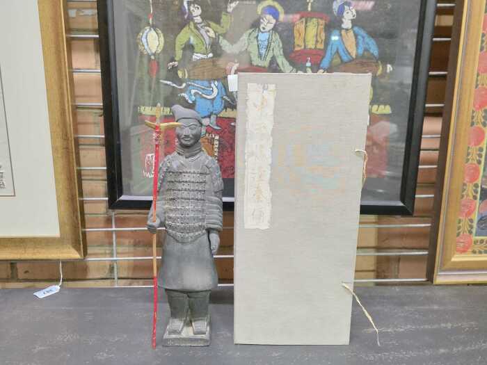 Chinese terracotta warrior figure