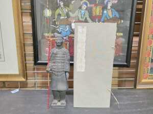 Chinese terracotta warrior figure