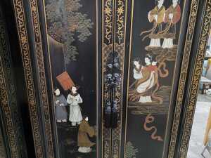 Pair of 20th-century Chinese black lacquer cabinets - 4