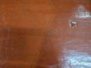 Chinese red lacquer storage chest - 5